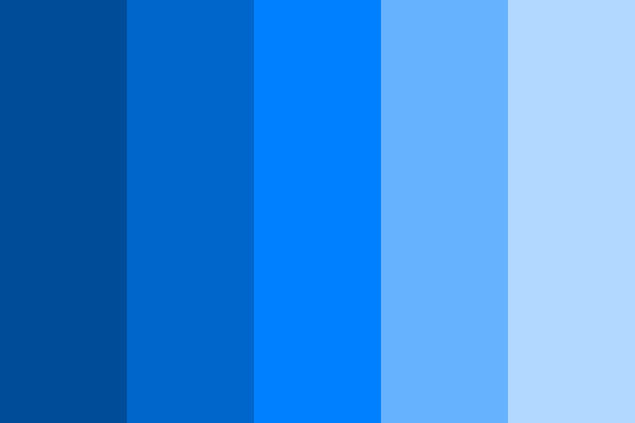 MH Bright Blues Color Palette