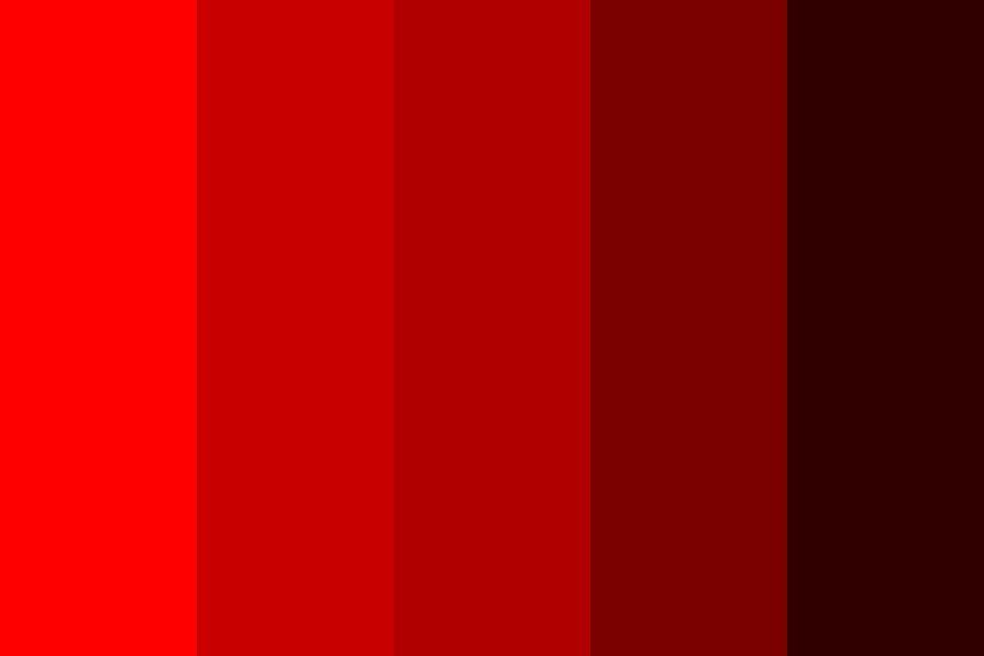 effektiv Lover region Light Red To Dark Red Color Palette