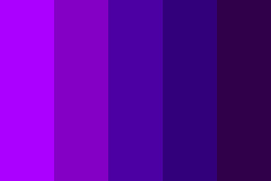 Light Purple To Dark Purple color palette