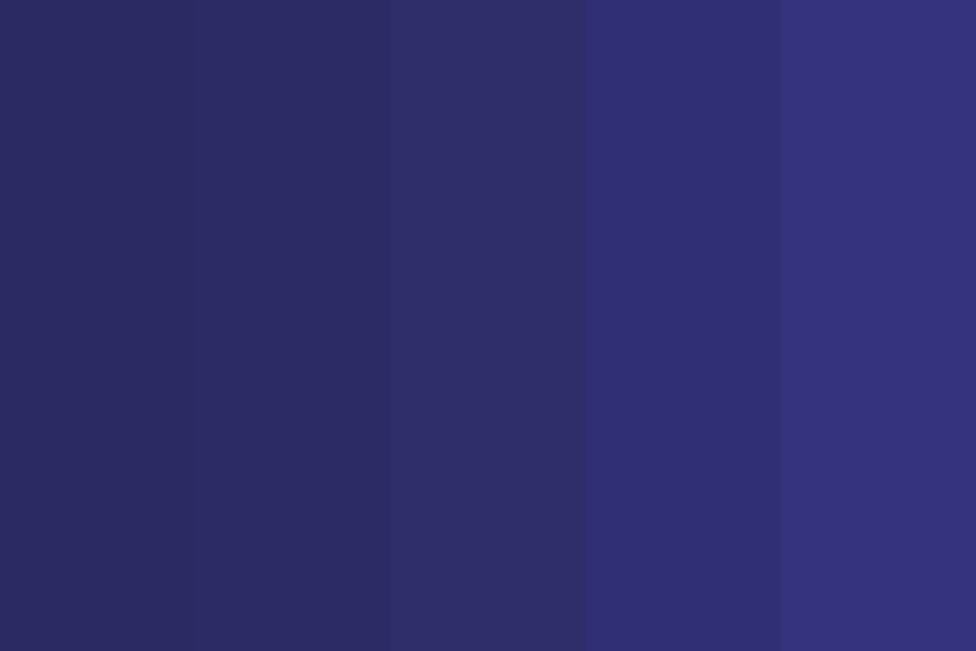 Deep Indigo Blues Color Palette