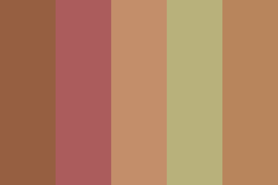 Coffee shop color palette