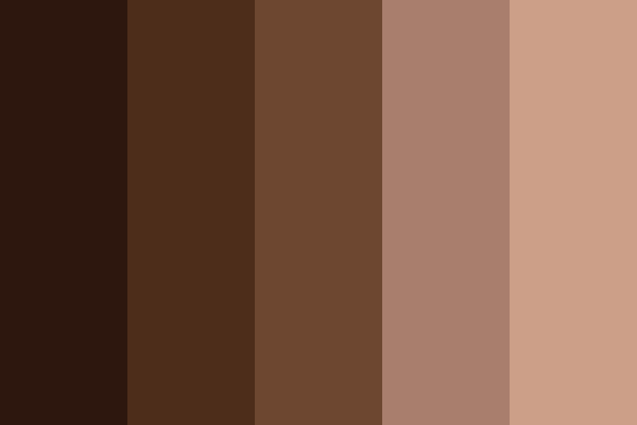 Brunette Color Palette.