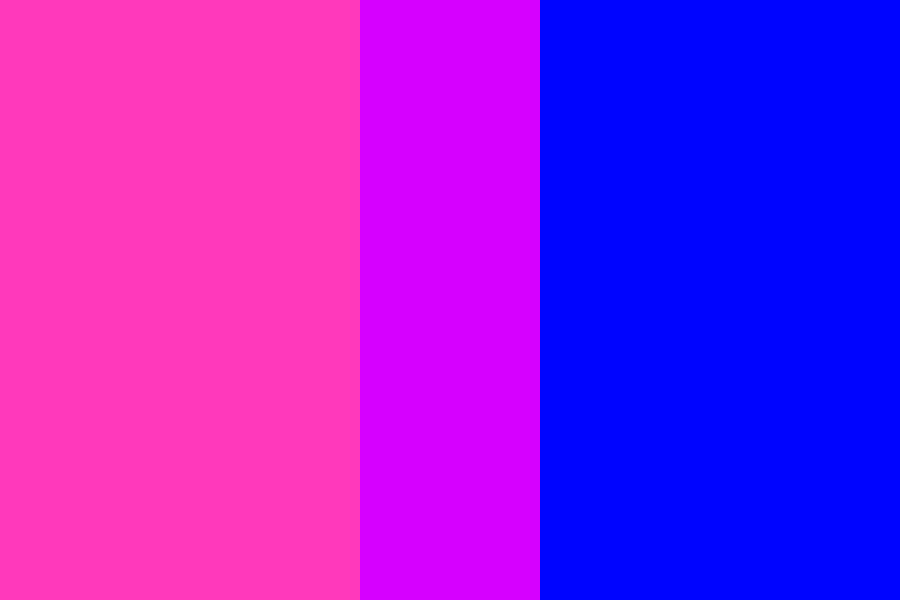 Bisexual Pride Flag Palette color palette