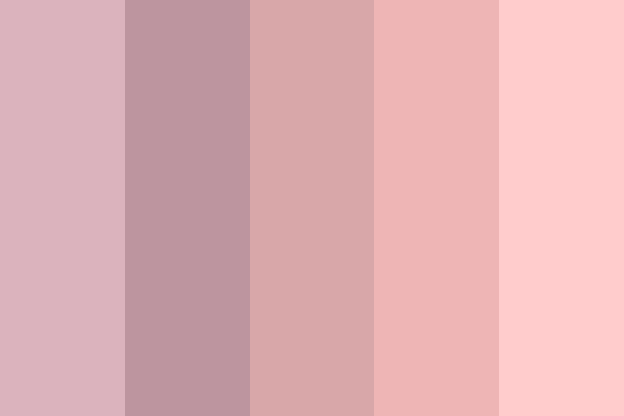 Dusty Rose Color Chart