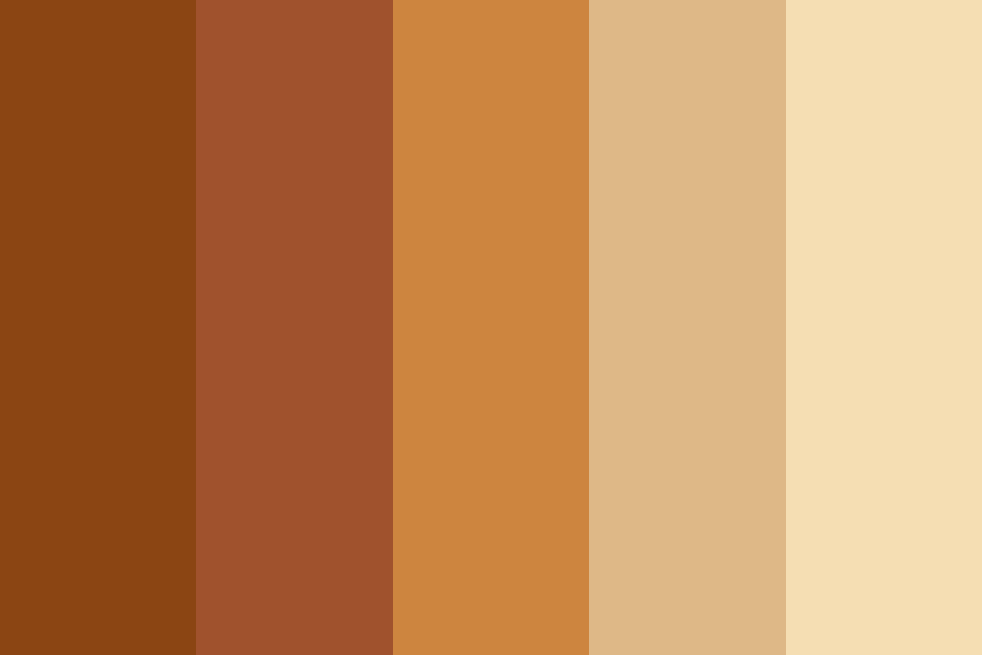 Marrons - Outono color palette