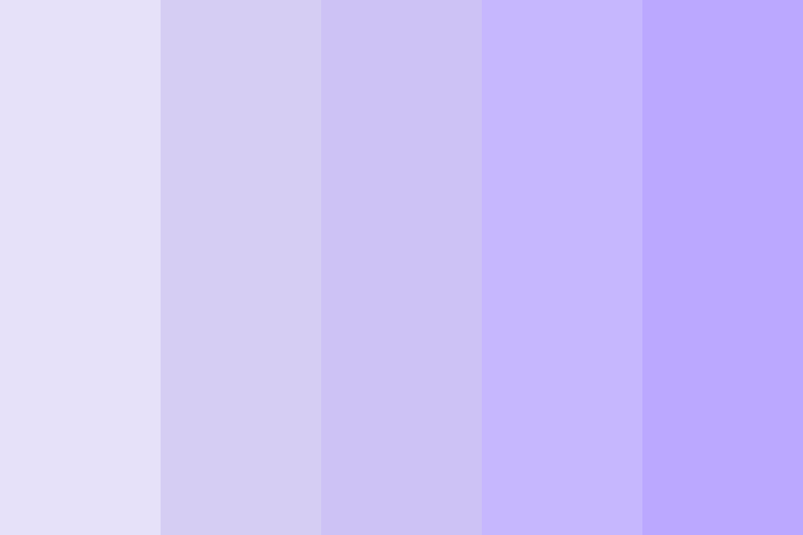 White to Light Purple color palette