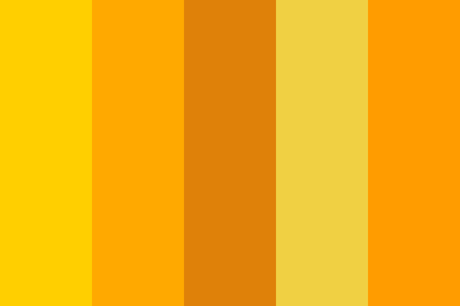 Shades Of Orange Color Palette