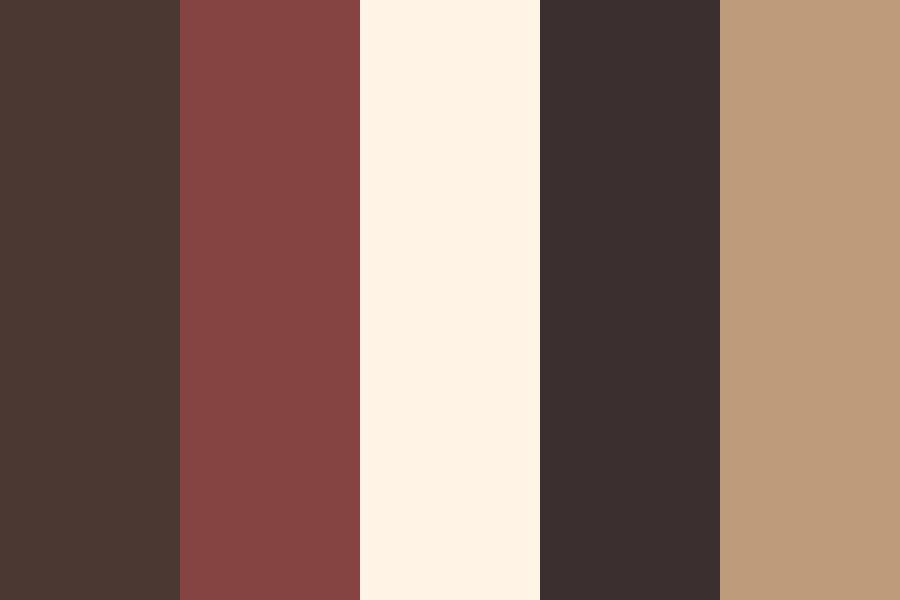 Cappuccino color palette