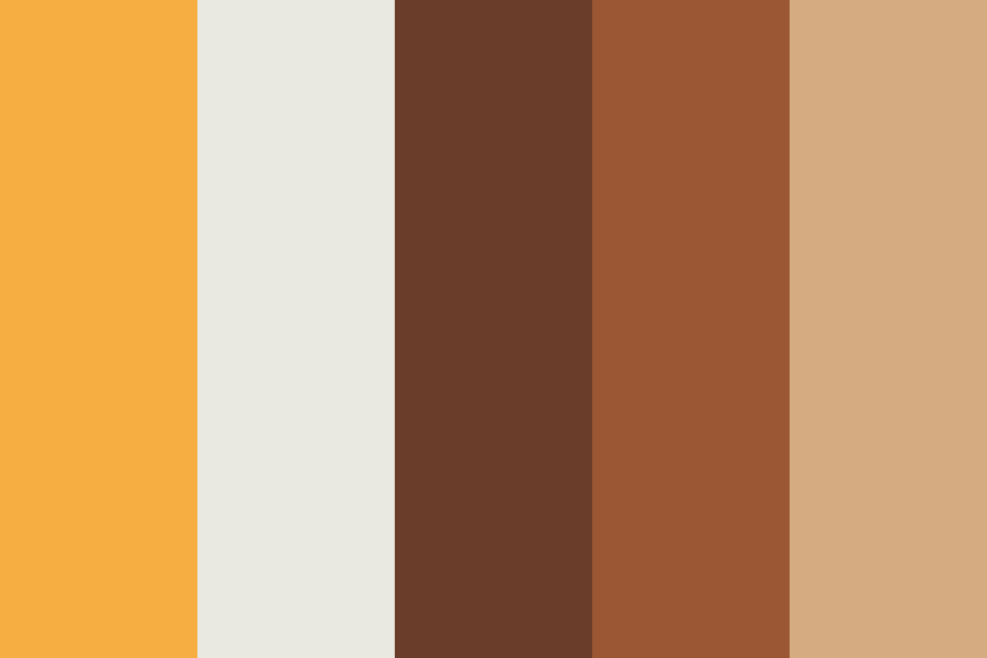 Youre a caramel macchiato color palette
