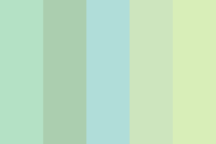 nature pastel vibes Color Palette