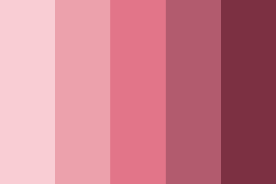 pastel pink hair Color Palette