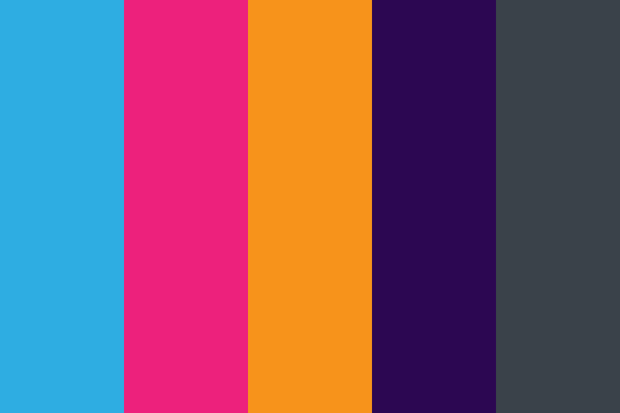 Bright Giving Project color palette