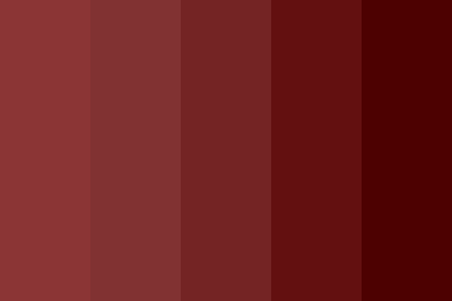 Red The Color Of Desire Color Palette