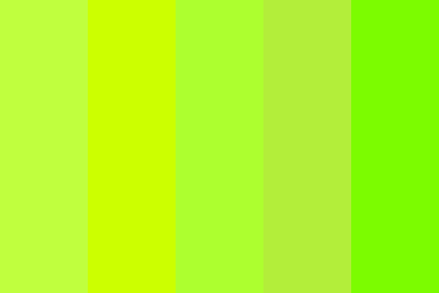 Green summer grass color palette