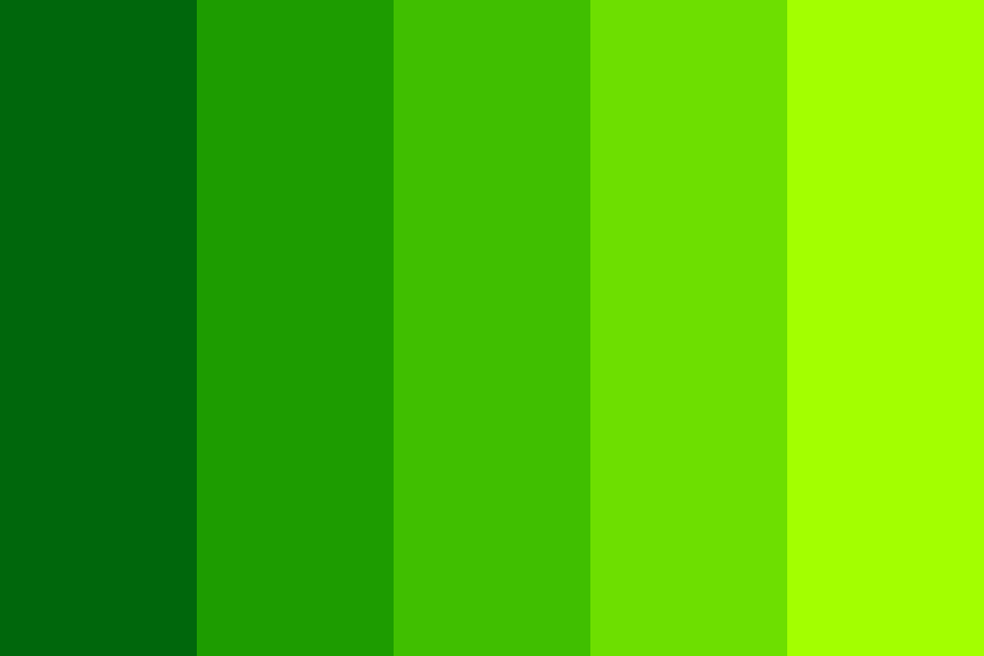 Dark2Bright GREEN color palette