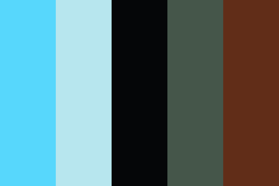 Arkham Knight from comics Color Palette