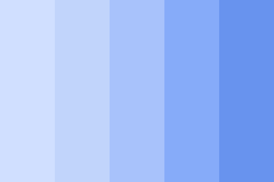 light blue color palette