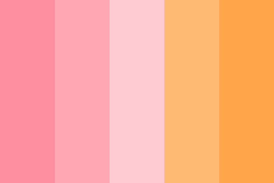 pinkish orange color