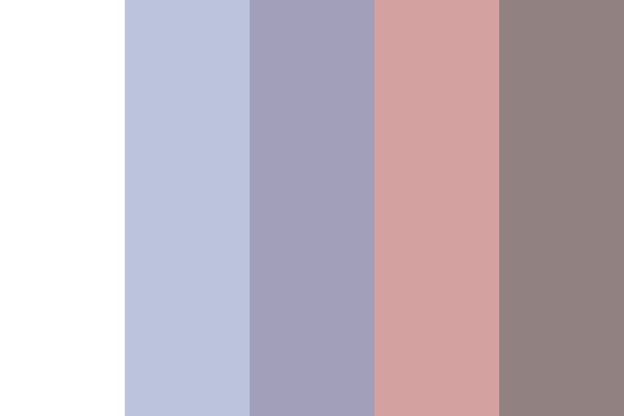 Dusty Rose Periwinkle Color Palette