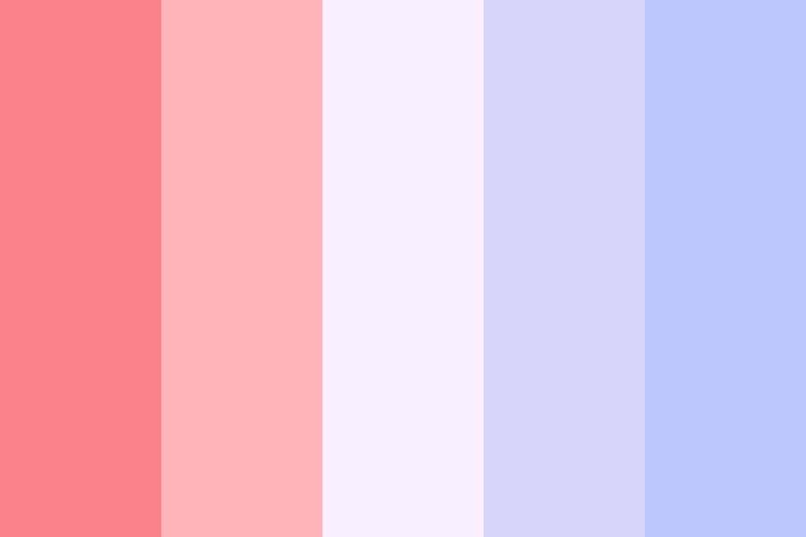 Toothpaste color palette