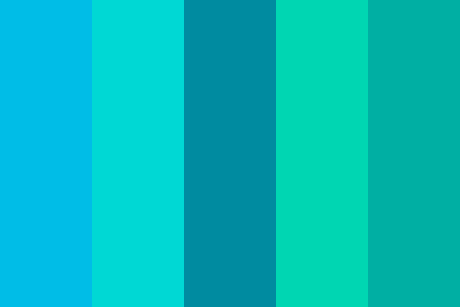 Blue And Green Color Scheme