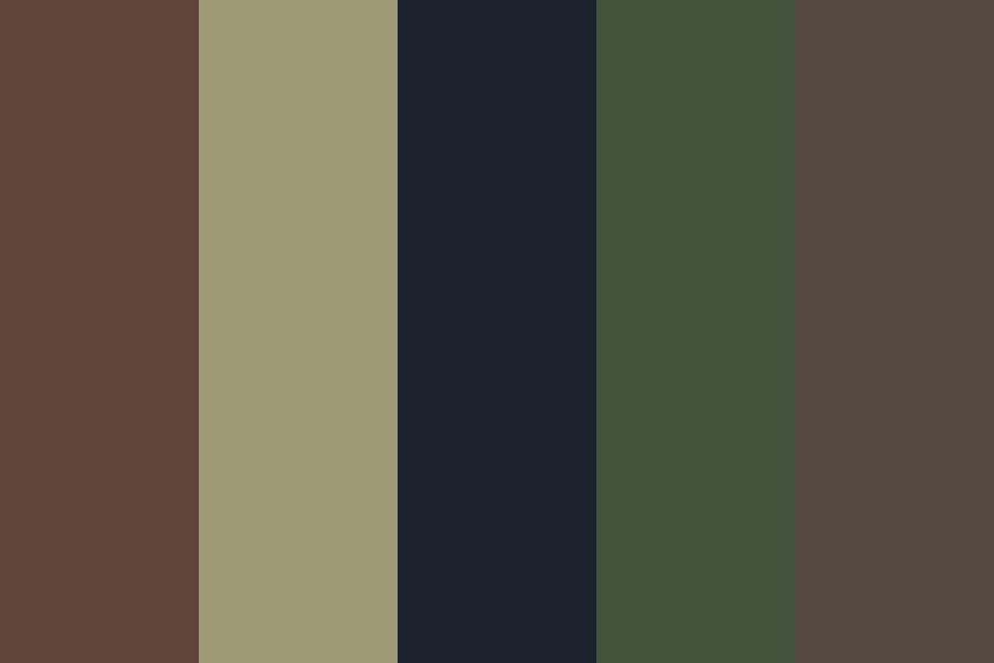 Army Camouflage color palette
