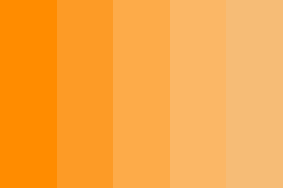 pure orange Color Palette