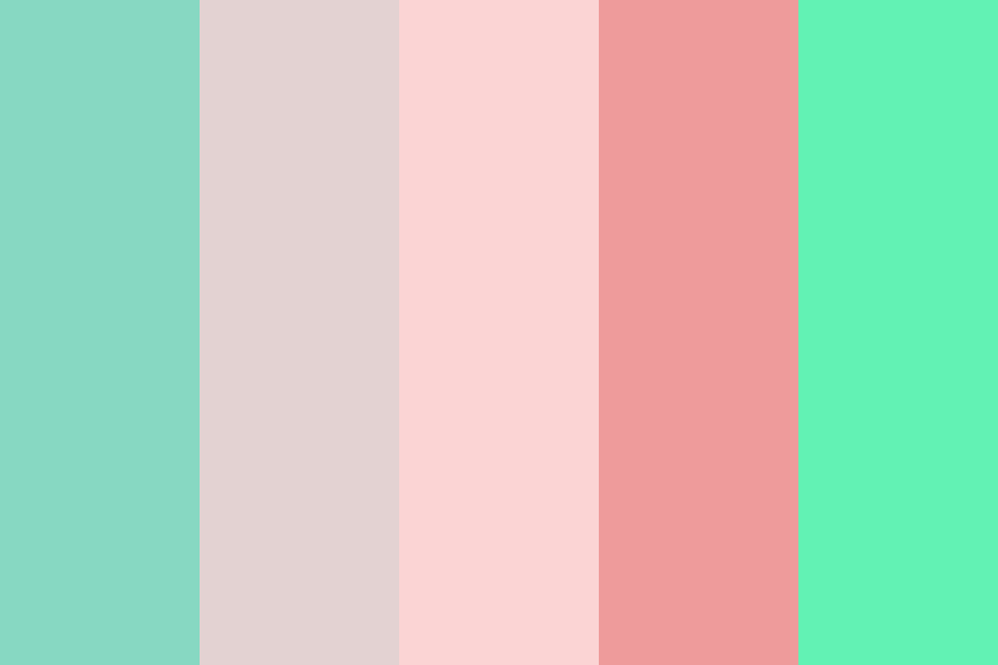 pastel watermelon Color Palette