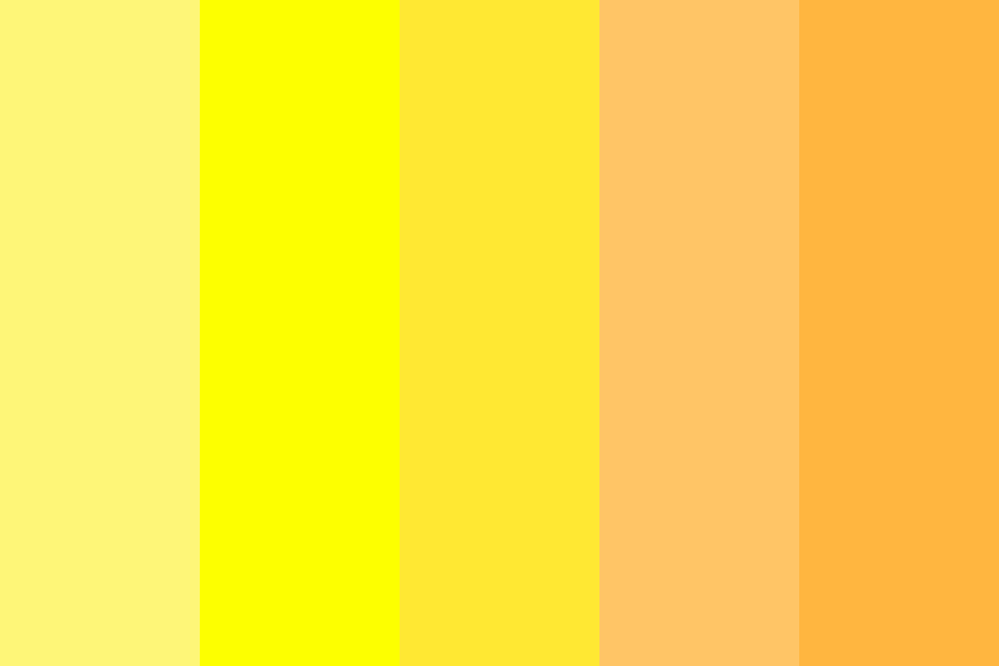 Yellow Orange Color Palette
