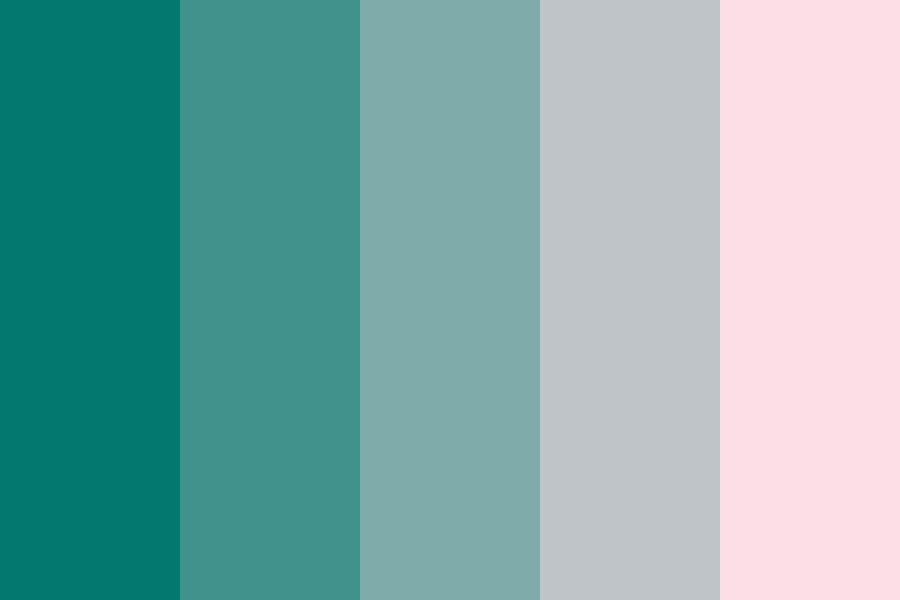 cherry and pine color palette