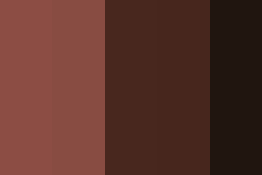 Brown anime hair 1 Color Palette