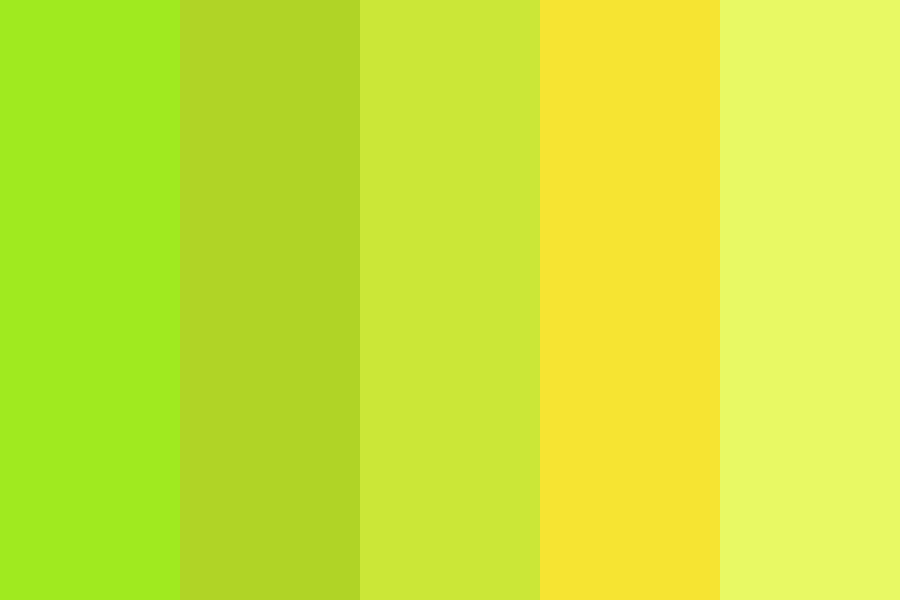 Lime Green Colour Scheme