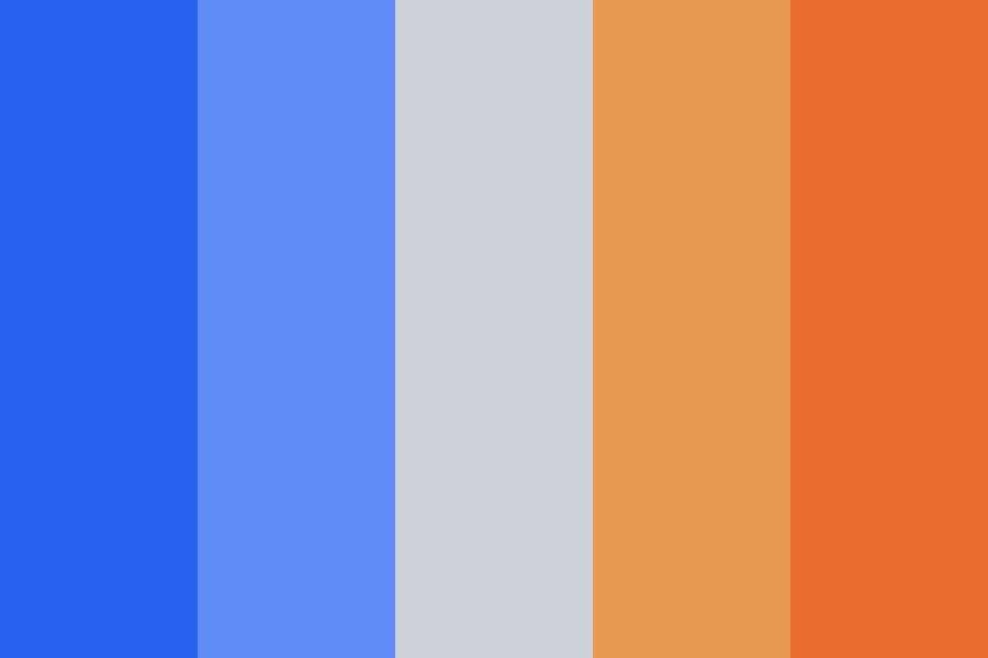 Orange and Blue Hair - wide 1