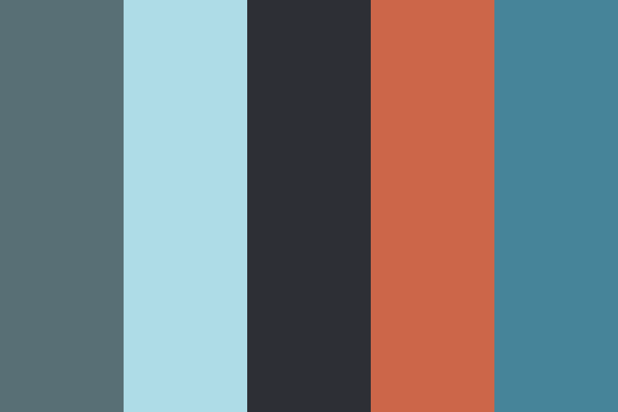 Teal my orange Color Palette