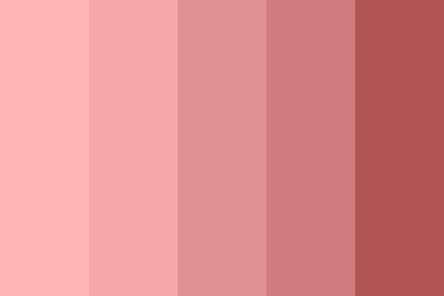 Pastel Rose-Red Color Palette