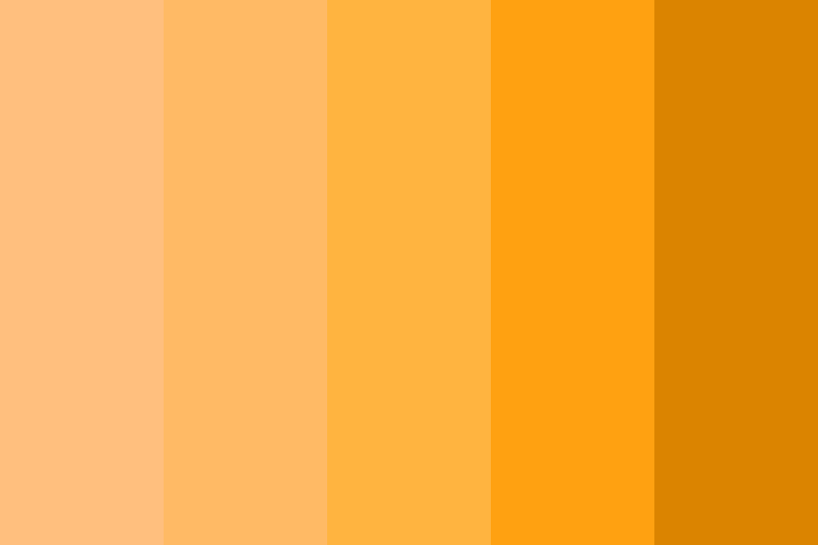 orange color palette code