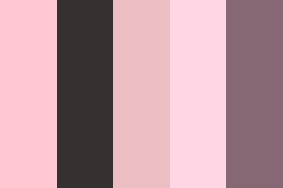 Pink Pastel Goth Color Palette