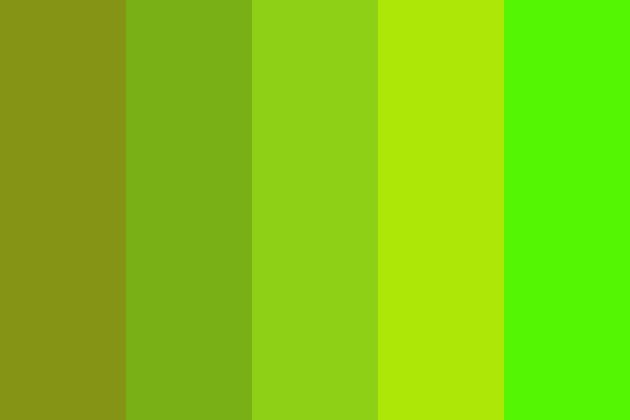 FAVORITE GREENS color palette