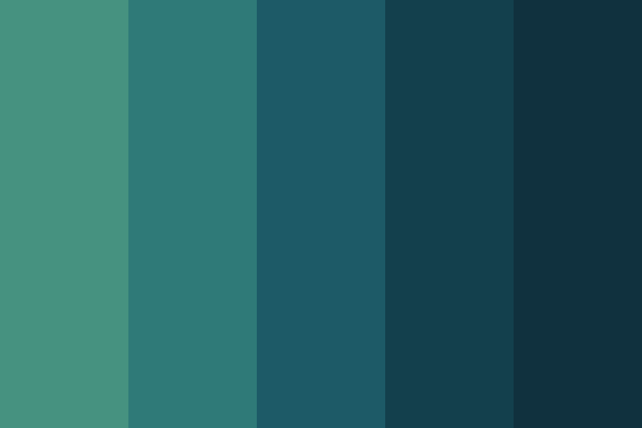 Ocean Water color palette