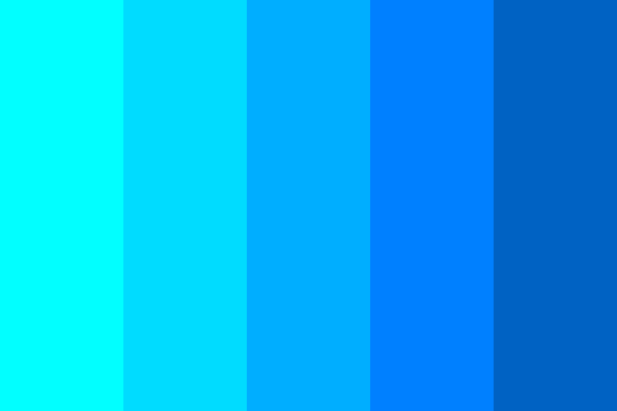 Azure Flames Color Palette