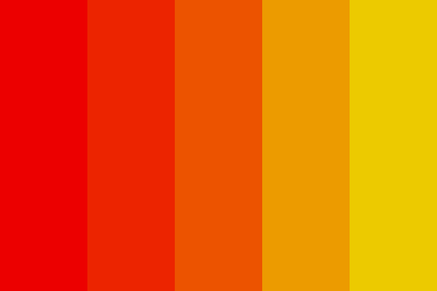 Es Mening Foragt Red-Yellow Color Palette