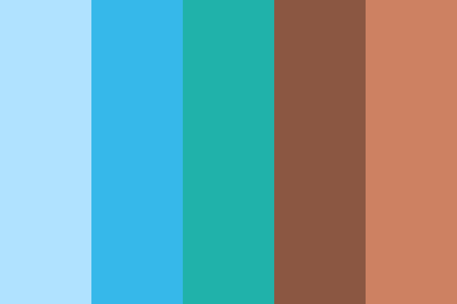new beach color palette
