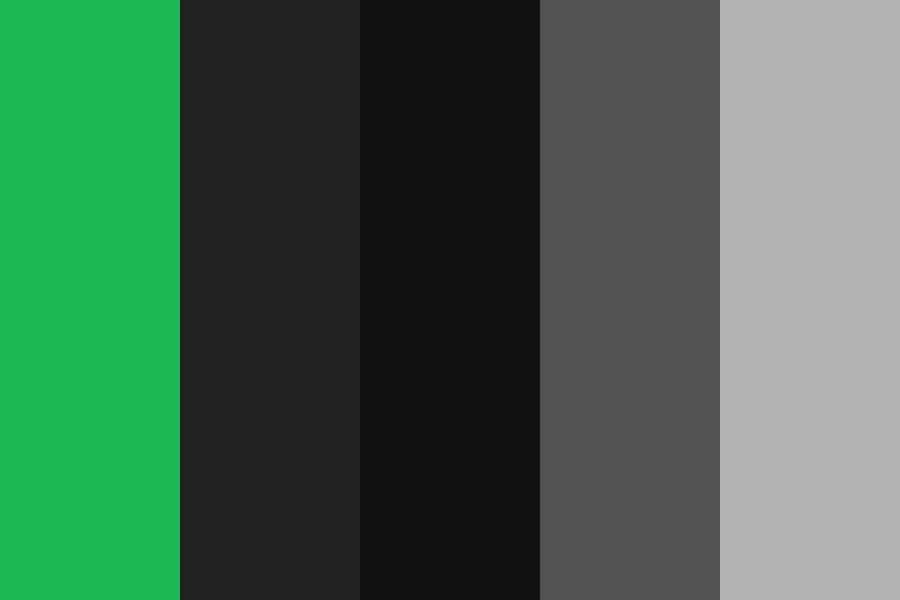 Spotify Player color palette