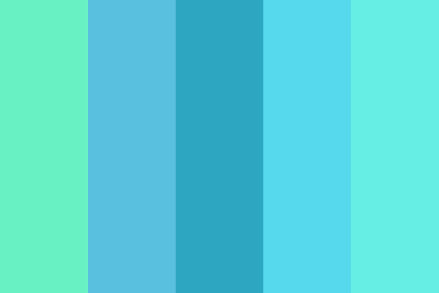 Aqua sea Color Palette