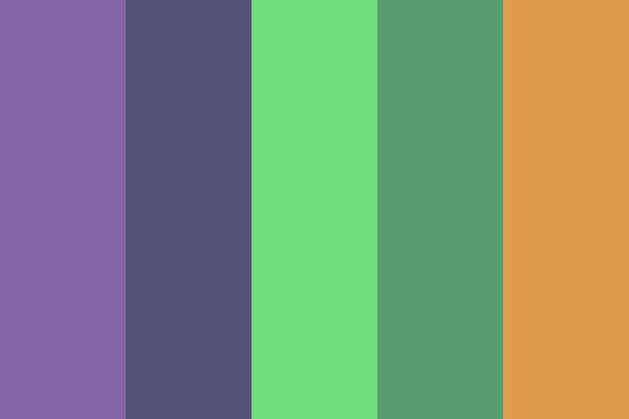 Evangelion Unit 01 color palette