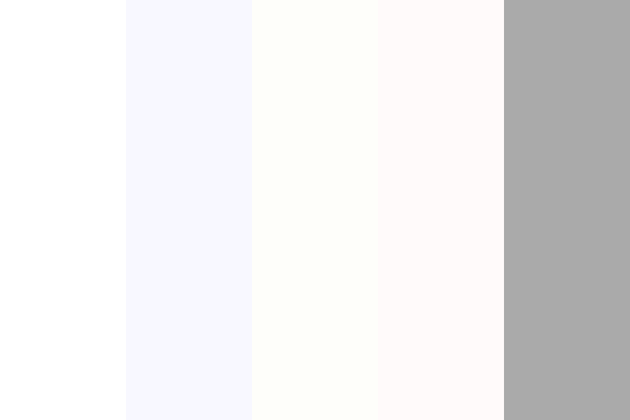 different shades of white color palette