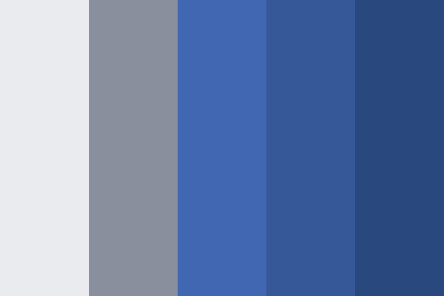 Facebook colors color palette