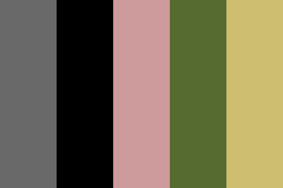 wedding - gray gold green color palette