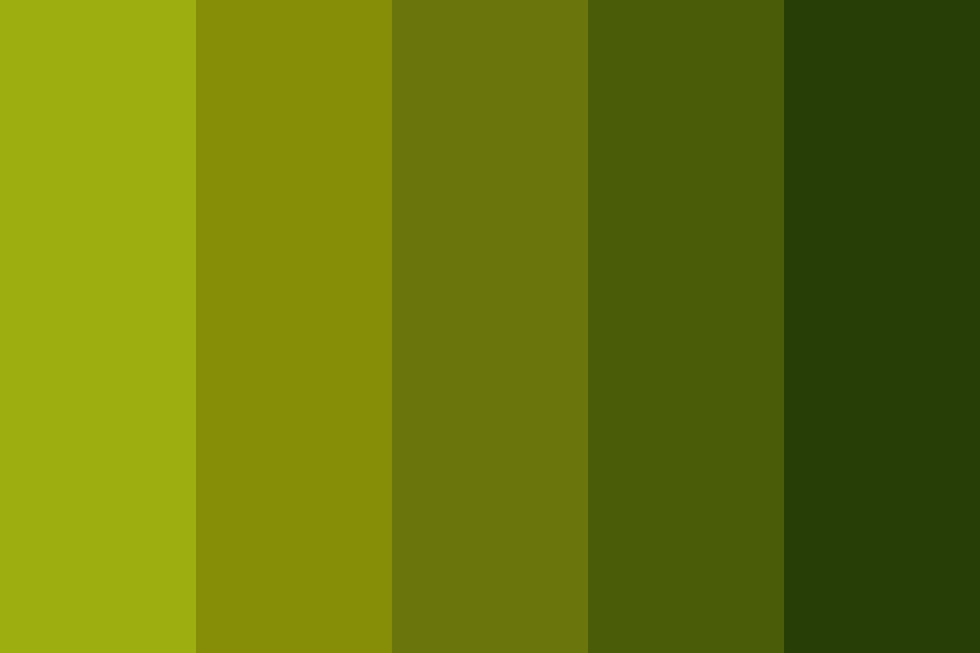 Olive green Color Palette