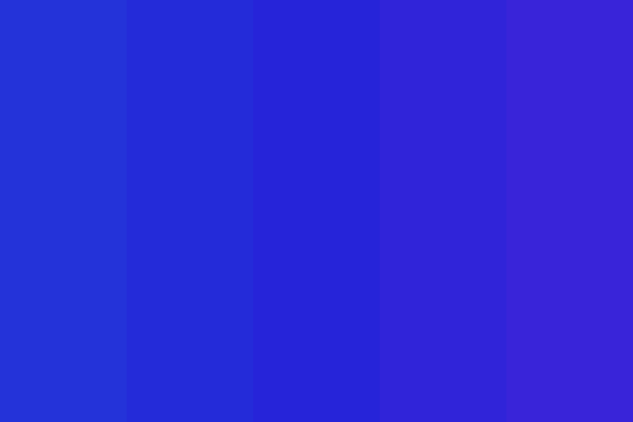 blue to indigo Color Palette